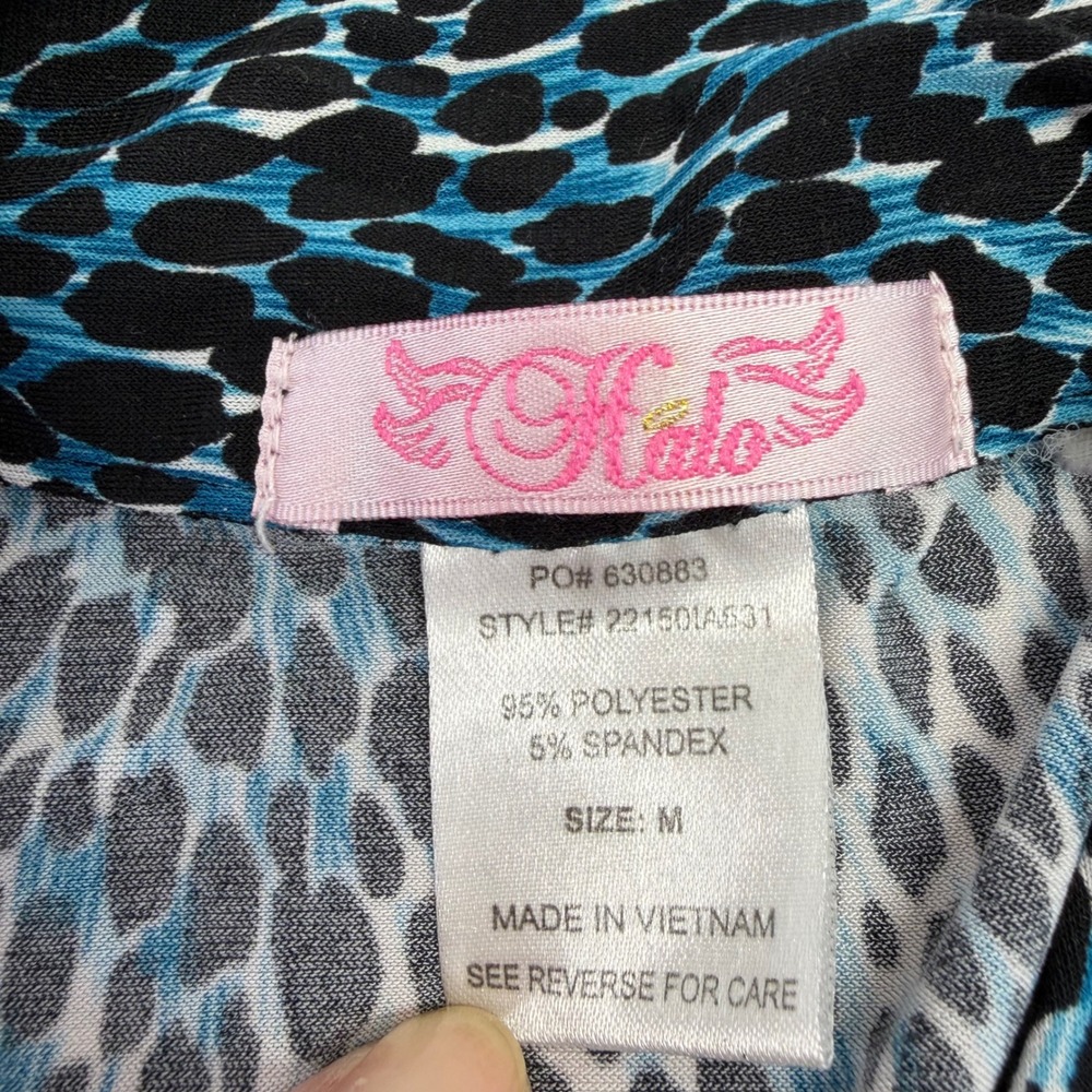 Baby DOLL Animal Print TOP With RUFFLE - Picture 6 of 9